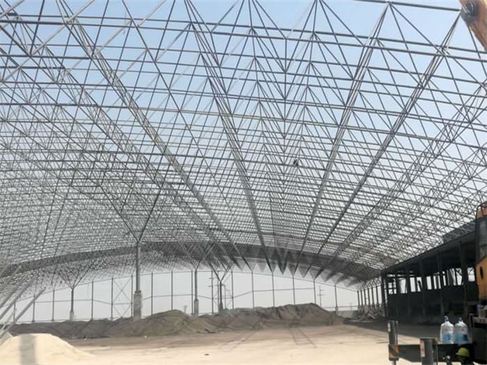 丰镇钢厂料仓网架工程